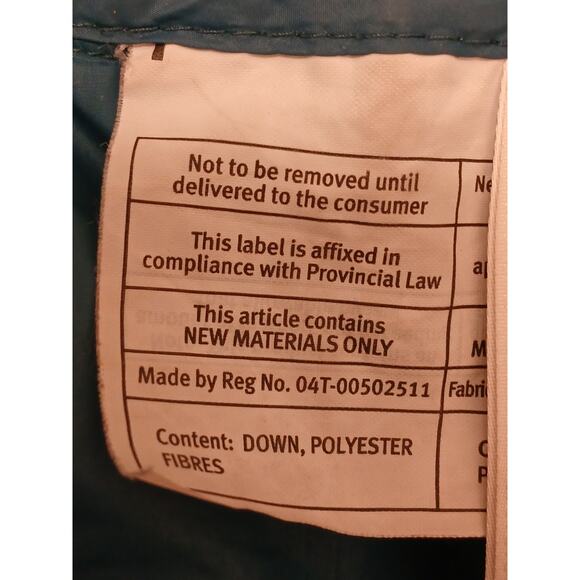 Eddie Bauer EB650 DOWN Puffer Cirrus Jacket Packable Women Sz L Teal Blue Gorp - Picture 13 of 14